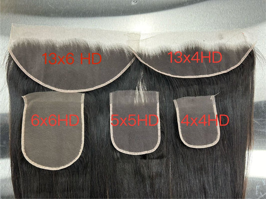 Raw Cambodian HD Closures and Frontals